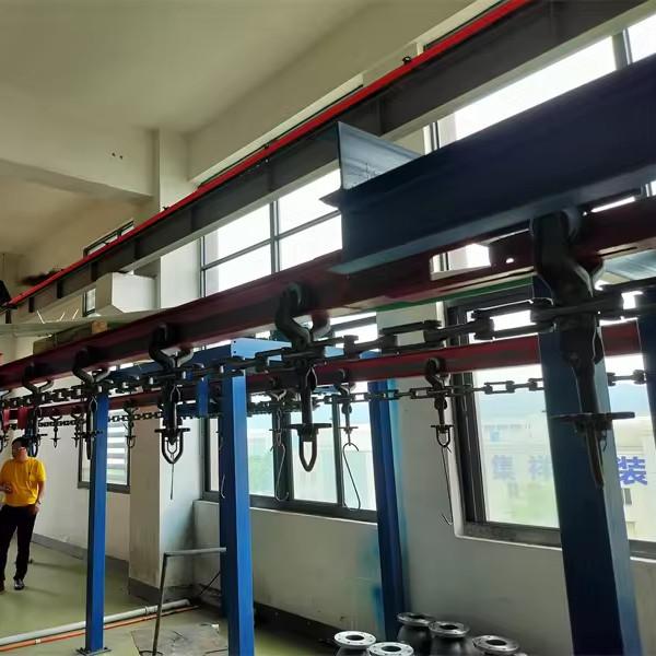 Customized Electrostatic Powder Coating Line Low Noise Powder Coating Production Line