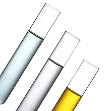 Test Tubes, 50ml - Borosilicate 3.3 Glass - 1.2mm Thick Walls, Beaded Rim - Superior Heat & Chemical Durability