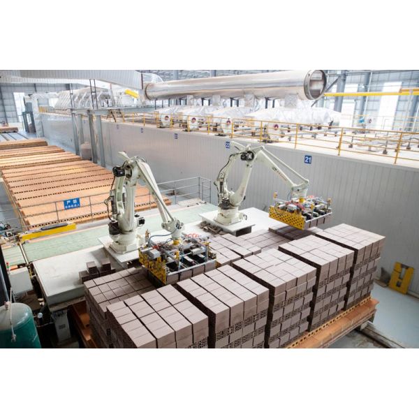 100 to 1,200 tons/day fully automatic clay brick production line with tunnel dryer and tunnel kiln for clay brick making
