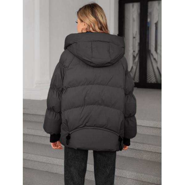 Oversize Lightweight Puffer Jacket Women Down Filling Down Parka Women
