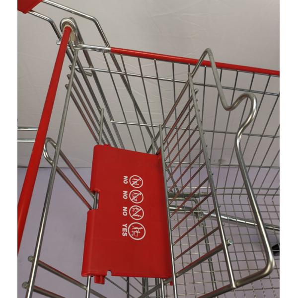 Q195 Steel 240L Store Shopping Cart Supermarket Shopping Trolley SGS Certificate