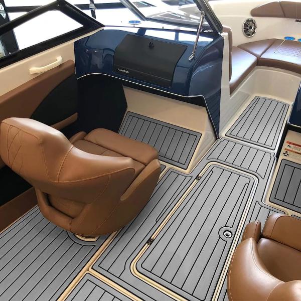 Flooring EVA Foam Decking Sheet, Faux Teak Decking Mat for Boat Yacht Marine Floor Carpet/Swimming Pool Flooring