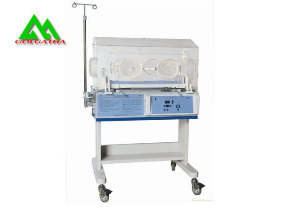 Hospital Newborn Infant Incubator With Wheels , Neonatal Transport Incubator