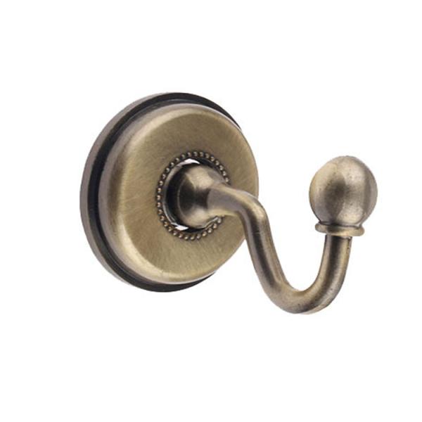 Metal Strong Bathroom Robe Hook Classical Bathroom Curtain Hooks
