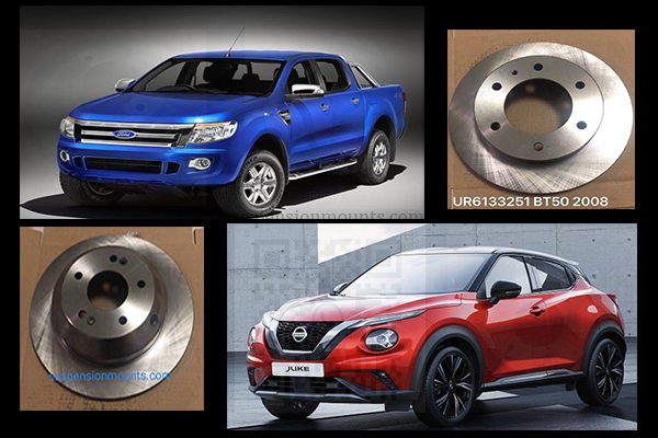 Тарельчатый тормоз UC2B-33-251B IX35 САНТА-ФЕ 2,7 ротора Hyundai Санта-Фе IX45