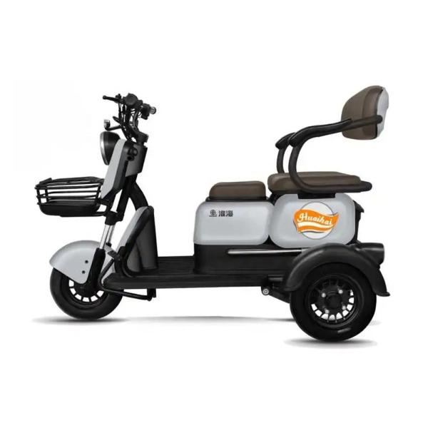Passengers 2 3-Wheel E-Scooter Motor E-Bike for Adults Tuk Tuk Mobility E Scooter