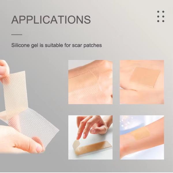 Squishy LSR Liquid Silicone Rubber Resin Gel For Surgery Scar Removal Patch