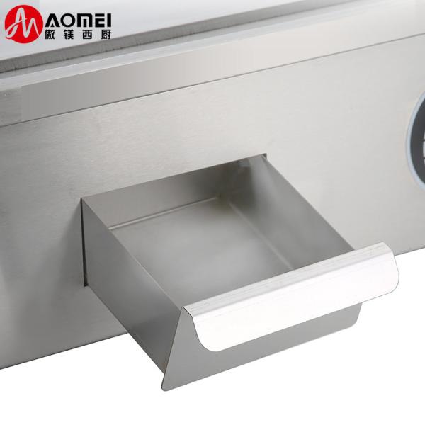 Grelha elétrica para cozinhar restaurantes Material de aço inoxidável Temperatura 50-300C