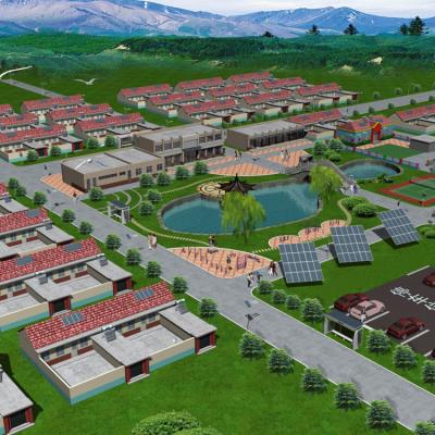Construção rápida luxuosa pré-fabricada moderna de dois andares das casas modulares