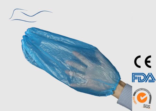 Dust Proof Disposable Arm Sleeves Blue / White Color For Chef 20 * 40CM