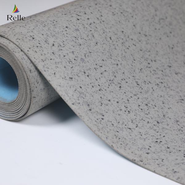 Indoor Office Wear Resistant PVC Vinyl Flooring Roll with and T Grade Wear Resistance