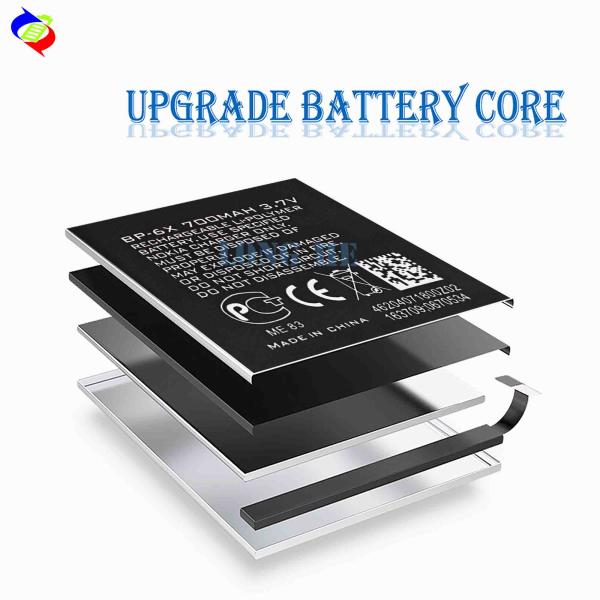 Черная литиевая батарея полимера BP-6X для мобильного телефона Nokia 8800 8860 Sirocco N73i NK8800