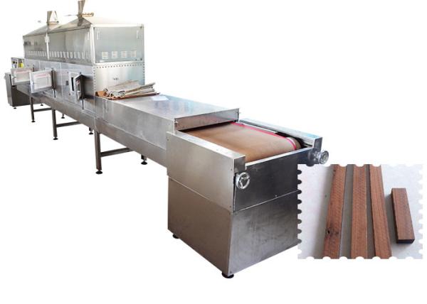 2450MHz ± 50MHz Microwave Wood Drying Machine Belt Type Stainless Steel Material