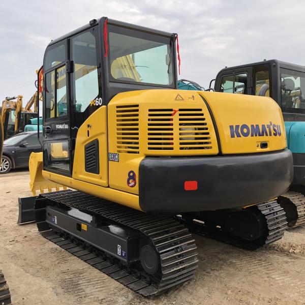 6 Ton Japan Brand Used Komatsu PC60 Construction Excavator 0.25 M3 Capacity Second Hand Digger In Stock