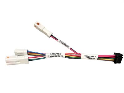 Plastic Shell PVC Insulated 3*5P Double Row 12V Trolley Key Battery Harness For Urban Rail Transit
