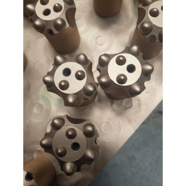 Pequeña broca del botón de la perforación del agujero diámetro 38m m de 11 grados con la falda corta