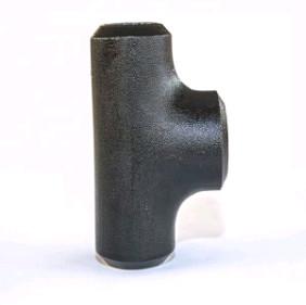 Pure Seamless DIN 2615 Metal Pipe Tee Black Painting 48 Inch 3 Way Tee Fitting