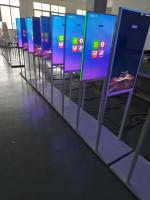 32 pulgadas de doble lado de piso soporte digital de señalización de aleación de aluminio marco
