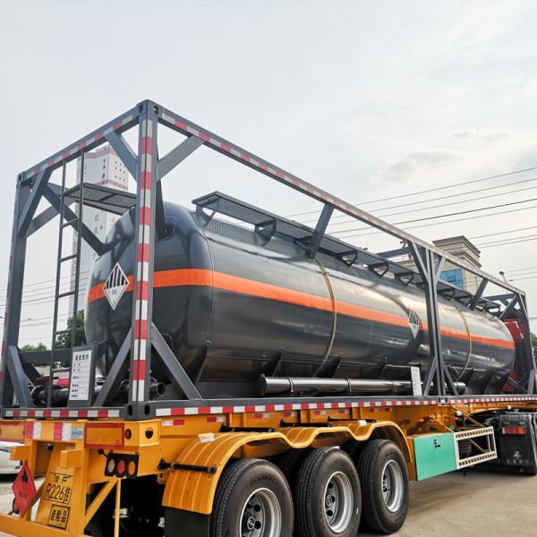 30ft Carbon Steel ISO Tank Container Fuel Gasoline Oil Tank Heavy Storage Tank Container