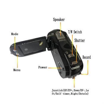 High Resolution 2.7 TFT LCD USB2.0 HD Mini DV Camcorders With 64 MB Flash Memory