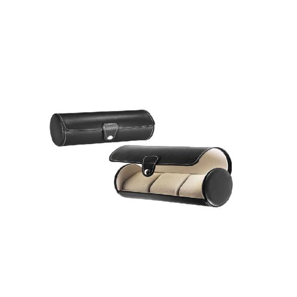 3 Slots Leather Watch Packing Box / Watch Travel Box SGS Certification