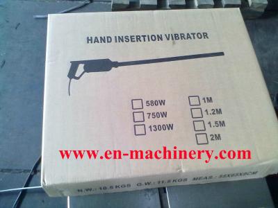 3/4 HP CONCRETE VIBRATOR -13,000 Vibrations Per Min- Lightweight, Lock-On Button