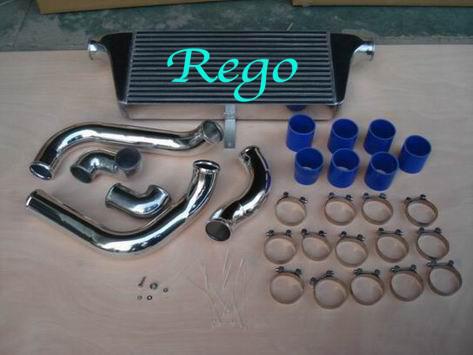 Front Mounted Air To Water Intercooler For Toyota Chaser JZX100 With Piping Kits