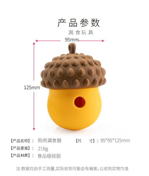 Pet Silicone Slow-Feeding Ball - Berry Chew Training Toy for Dental Health - Interactive Dispenser for Cats and Dogs