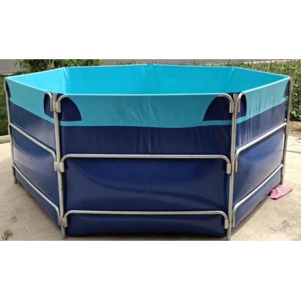 Квадратная гибкая металлическая рама 1050 гм 25000 л брезентный рыбный бак складной рыбный бак