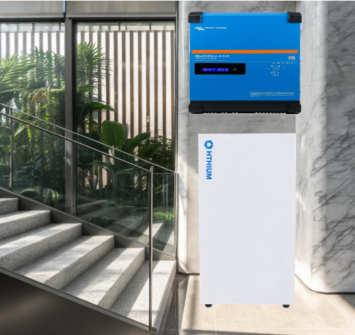 Victron 12kw with HiTHIUM 16.07kWh LiFePO4 Residential Energy Storage System with IP65 Enclosure and 15000VA Output