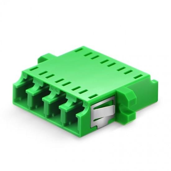 Conector MTP/MPO APC de fibra óptica verde simples para várias aplicações
