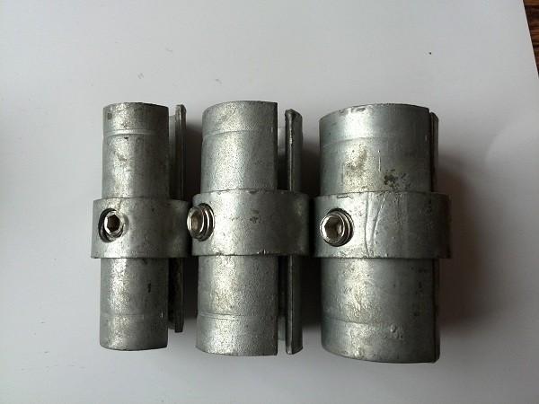 Quente galvanizado em volta do aço carbono Q235 dos conectores do tubo/tubulação feito