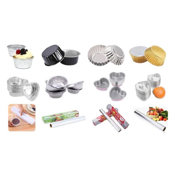 Customized Request Accepted 1350ml Disposable Aluminum Foil Container for Food Packaging