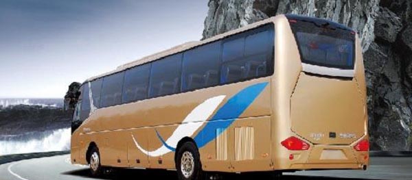 Zhongtong 12m Long Distance Luxury Coach Bus 100km/H LCK6125HQ5A1