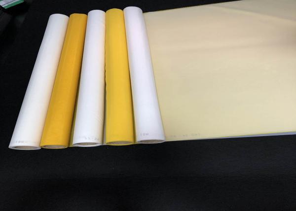 Yellow Monofilament Polyester Silk Screen Printing Mesh 39t 168t 80 380 420