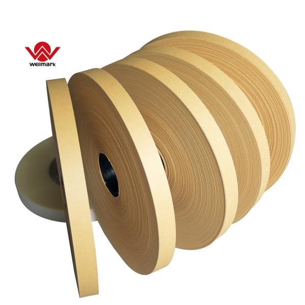 Kraft Paper Tape For Pasting Box Corner Machine / Waterproof Pasting Tape