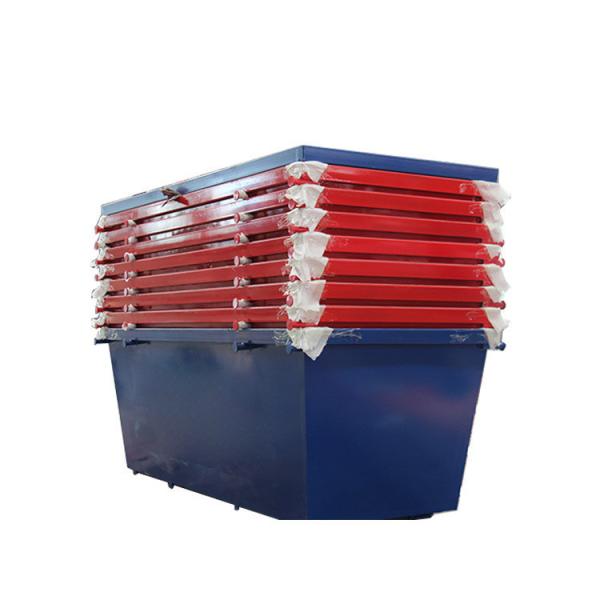 Custom Metal Skip Bin 3 - 8 Cubic Metre Skip Bin Industrial Waste Garbage Bin