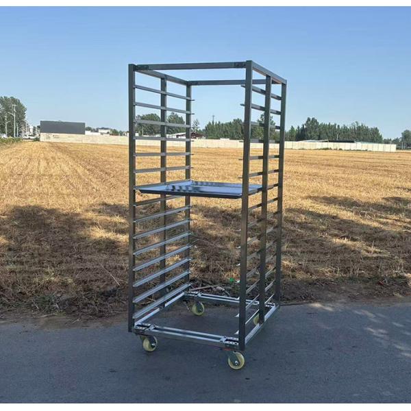 Chariot de rack de refroidissement de boulangerie durable 300 kg Chariot de boulangers à 32 couches