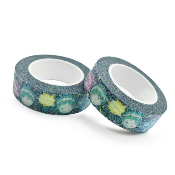 Decoration Masking Washi Tape Custom Printed Glitter Washi Tape
