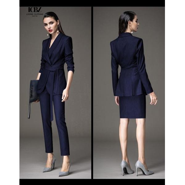 Классические женские костюмы для женщин женские бизнес-костюмы без декоративных кнопок