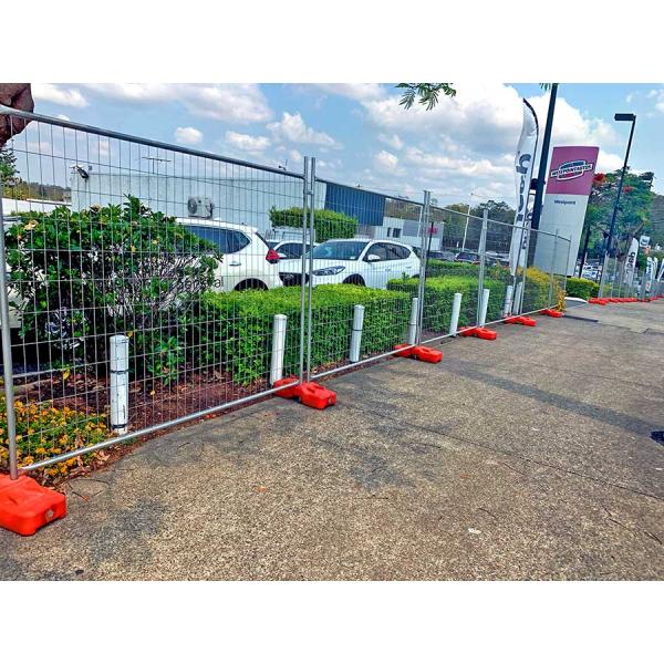 2100mm By 2400mm Temporary Steel Fencing Portable Welded Metal Outdoor