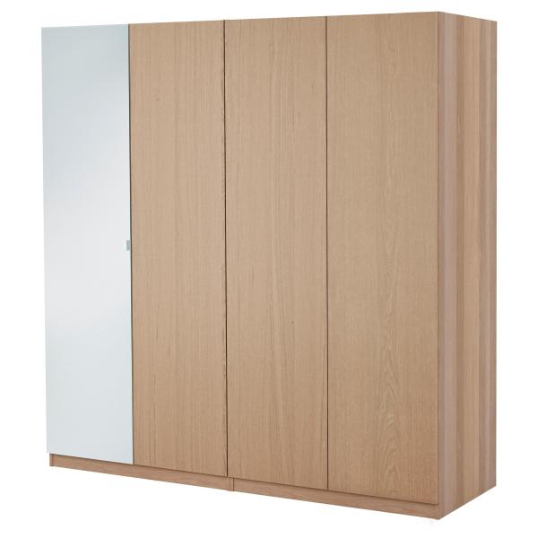 Bedroom Swing Door Wardrobe Modern Modular Melamine Custom Sliding Wardrobe