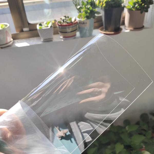 UV Coating 30-70 Micron Plastic Polycarbonate Sheet for PC Roof Connect Two H Profile Free Samples
