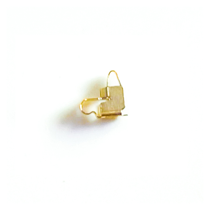OEM Gold Plated Spring Clip Electrical Contact Metal Stamping Parts Manufacturer