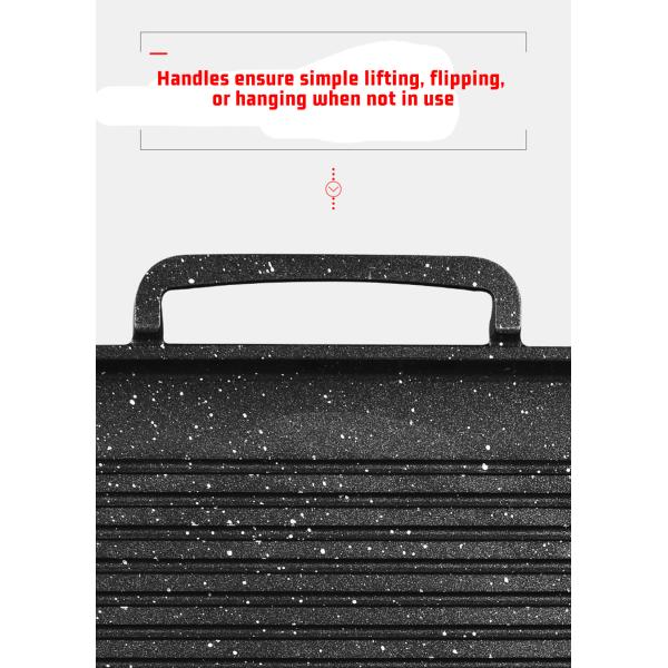 Разделенный прямоугольником лоток гриля Stovetop газа индукции для БАРБЕКЮ без крышки бака