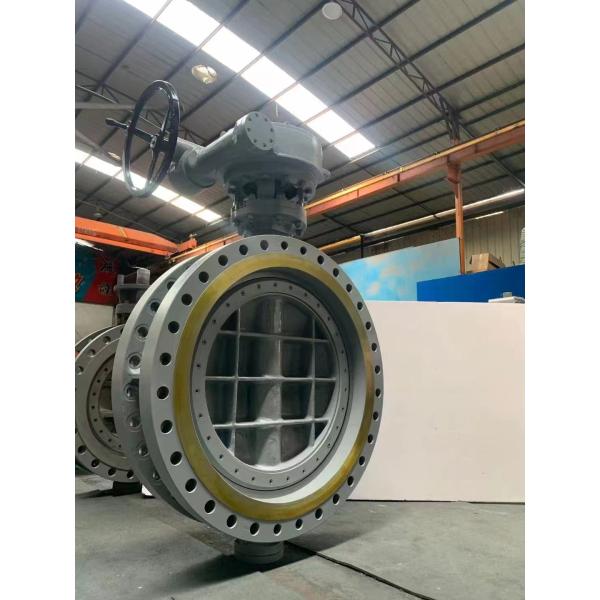 CF8 Turbine Large Diameter Butterfly Valves Stainless Steel