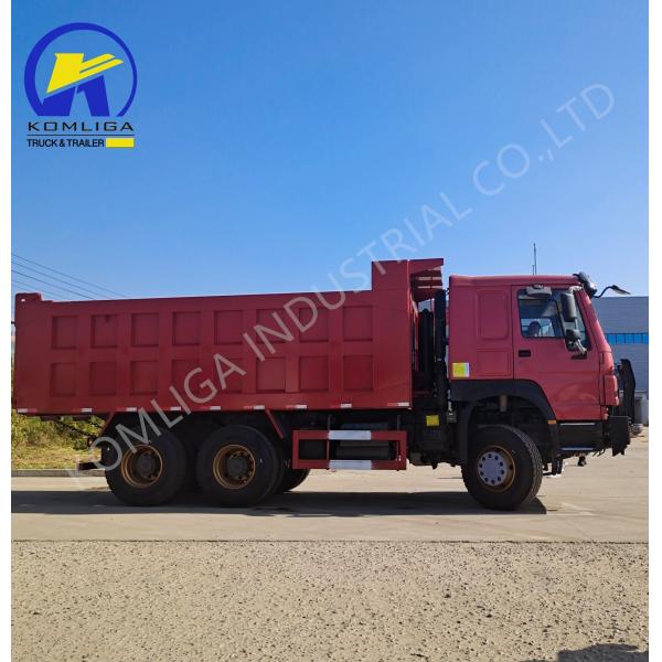 Used Sinotruk HOWO Dump Truck with Ventral Tipper Hydraulic Lifting in Good Condition