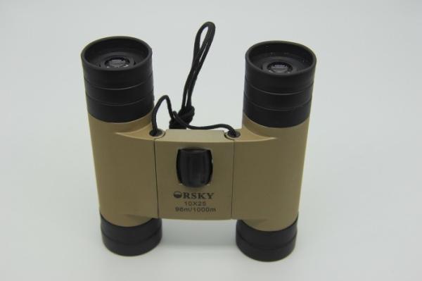 Lightweight Compact Folding Binoculars , 10x25 Compact Binoculars For Concert