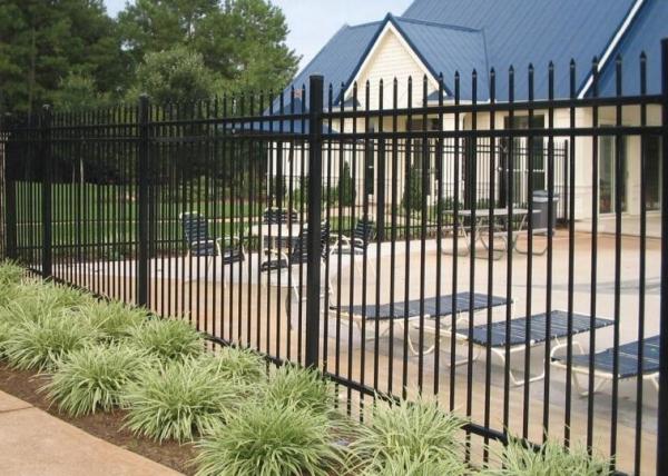 Galvanized 1.5x1.8m Steel Tubular Fencing Anti Aging For Residential Pool