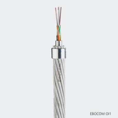 OPGW Ground Wire Fiber Optical Cable 2 24 166 288 Hilos For Aerial Comunicacion